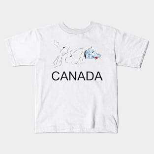 A funny map of Canada 2 Kids T-Shirt